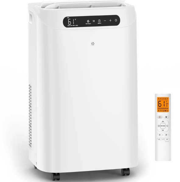14000 BTU Portable Air Conditioners for Room Cooling up to 700 Sq. Ft, 3-IN-1 Quiet Portable AC Unit with Dehumidifier Fan, Remote Control