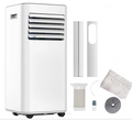 AuraHome Portable Air Conditioner 9000 BTU 4-in-1 Air Conditioner, Dehumidifier, Cooling Fan with 2 Fan Speeds, Digital Display & Remote Control