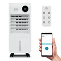 BLACK+DECKER Smart Digital Air Cooler, App & Remote Control, Weekly Programmable Timer, 3 Airflow Modes, Portable with 6L Water Tank, BXAC65014GB