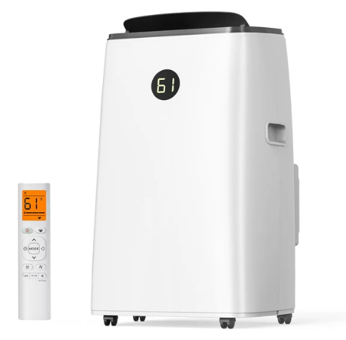 Humhold 14000BTU Portable Air Conditioners Inverter Technology, Dual Hose Quick Cooling Portable AC Unit for Large Room
