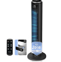 Levoit 20dB Silent Tower Fan, 5.5W-26W Energy Saving Fan for Bedroom & Home, Powerful Cooling with DC Motor, 4 Modes 12 Speeds