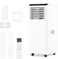 Portable Air Conditioner 9000 BTU, 4-in-1 Mobile Air Conditioning Unit with Dehumidifier, Fan & Sleep Mode, 24Hr Timer, Remote Control