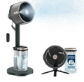 Shark FlexBreeze Pro Mist Cordless Indoor & Outdoor Fan with Outdoor Misting System, 20m Cooling Reach, 24hr Runtime, Pedestal & Table Fan